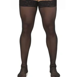 CandyMan Accessoires Sexy-Bas en Résille Noirs