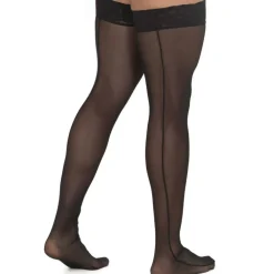 CandyMan Accessoires Sexy-Bas en Résille Noirs