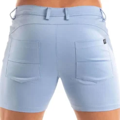 TOF Paris Shorts-Bermuda Chino Bleu Ciel