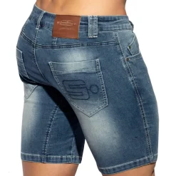 ES Collection Shorts-Bermuda Denim Indigo