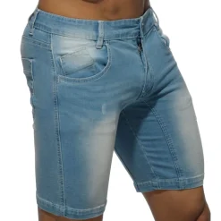 Addicted Shorts-Bermuda Jeans Indigo