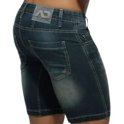 Addicted Shorts-Bermuda Jeans Marine