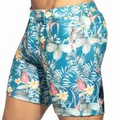 ES Collection Shorts-Bermuda Svelte Hawaï Bleu