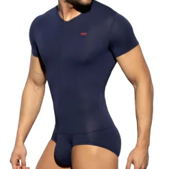 ES Collection Bodys De Nuit|Bodys-Body Coton Marine