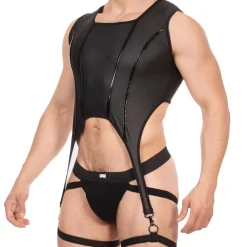 Barcode Bodys Sexy|Tenues Sexy-Body Harnais Milos Noir