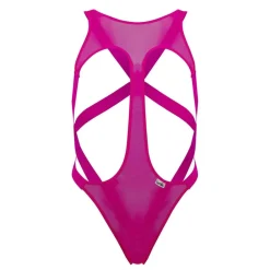 CandyMan Bodys Sexy|Tenues Sexy-Body Mesh Rose Vif