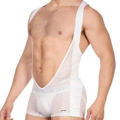 Barcode Bodys Sexy|Tenues Sexy-Body Sanke Mesh Blanc
