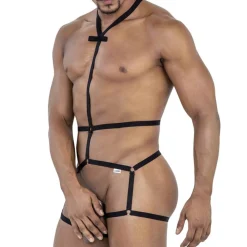 CandyMan Bodys Sexy|Tenues Sexy-Body Strap Noir