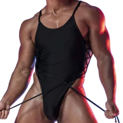 Omohonia Bodys Sexy-Body String Eros Noir