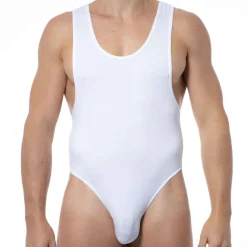 Doreanse Bodys Sexy|Tenues Sexy-Body String Sexy Coton Modal Blanc