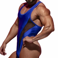 Omohonia Bodys Sexy-Body String Tifon Bleu