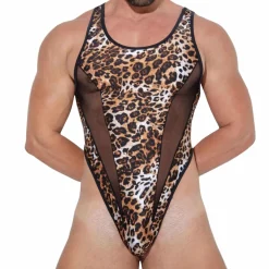 Omohonia Bodys Sexy|Tenues Sexy-Body String Tifon Léopard