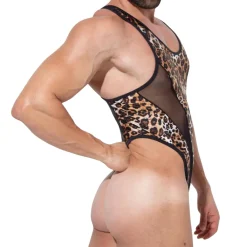 Omohonia Bodys Sexy|Tenues Sexy-Body String Tifon Léopard