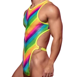 Omohonia Bodys Sexy-Body String Vulcano Arc-en-Ciel