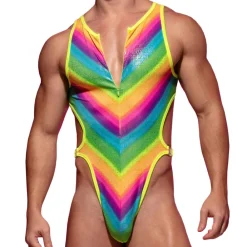Omohonia Bodys Sexy-Body String Vulcano Arc-en-Ciel