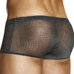 Modus Vivendi Boxers Sexy-Boxer Abstract Résille Gris Anthracite