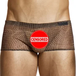 Modus Vivendi Boxers Sexy-Boxer Abstract Résille Marron