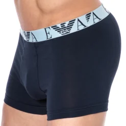 Emporio Armani Boxers-Boxer Bold Monogram Coton Marine - Gris