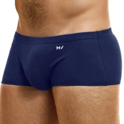Modus Vivendi Shortys|Boxers-Boxer Brazil Cut Peace Coton Bleu Marine