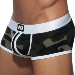 Addicted Shortys|Boxers-Boxer Camo Stripe Blanc