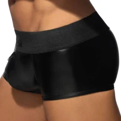 AD Fetish Boxers Sexy-Boxer Cockring Allover Zip Rub Noir