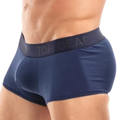 TOF Paris Shortys|Boxers-Boxer Court Access Coton Bleu Marine