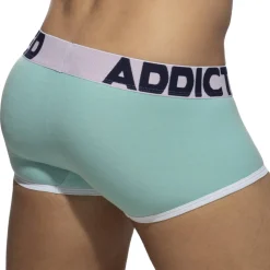 Addicted Shortys|Boxers-Boxer Court AD Piqué Turquoise