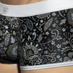 ES Collection Shortys|Boxers-Boxer Court Arabic Noir - Argent