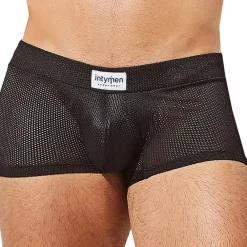 Intymen Sous-Vêtements Sport|Shortys-Boxer Court Bulge Mesh Noir