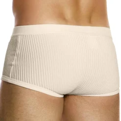 Modus Vivendi Shortys|Boxers-Boxer Court Corduroy Blanc Cassé