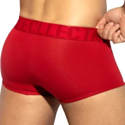 ES Collection Shortys|Boxers-Boxer Court Coton 7 Days 3.0 Rouge