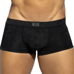 ES Collection Boxers Sexy-Boxer Court Daisy Flower Noir