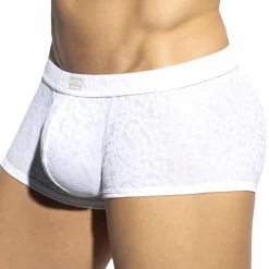 ES Collection Boxers Sexy-Boxer Court Daisy Flower Blanc