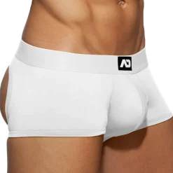 AD Fetish Boxers Sexy-Boxer Court Empty Bottom Fetish Blanc