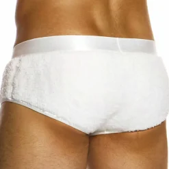 Modus Vivendi Shortys|Boxers-Boxer Court Fourrure Blanc