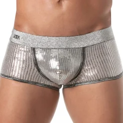 TOF Paris Boxers Sexy-Boxer Court Glitter Argent