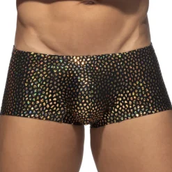 Addicted Boxers Sexy-Boxer Court Gold Stones Noir
