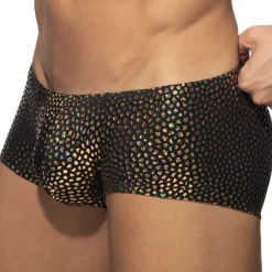 Addicted Boxers Sexy-Boxer Court Gold Stones Noir