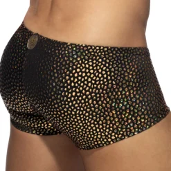 Addicted Boxers Sexy-Boxer Court Gold Stones Noir