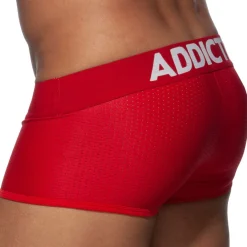 Addicted Sous-Vêtements Push Up|Push Up-Boxer Court Push Up Mesh Rouge