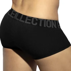 ES Collection Shortys|Boxers-Boxer Court Recycled Rib Noir