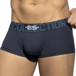 ES Collection Shortys|Boxers-Boxer Court Recycled Rib Bleu Marine