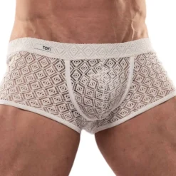 TOF Paris Boxers Sexy-Boxer Court Riviera Blanc