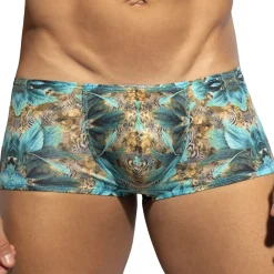 ES Collection Shortys|Boxers-Boxer Court Safari Turquoise