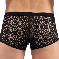 Lookme Boxers Sexy-Boxer Court Shiny Noir