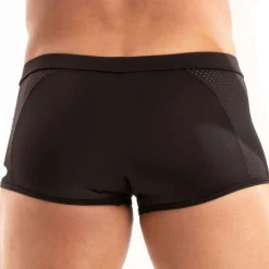 TOF Paris Sous-Vêtements Sport|Shortys-Boxer Court Tentation Microfibre Noir
