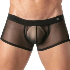 TOF Paris Boxers Sexy-Boxer Court Transgressiv Noir