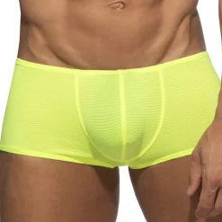 Addicted Shortys|Boxers-Boxer Court Veloz Dry Jaune Fluo