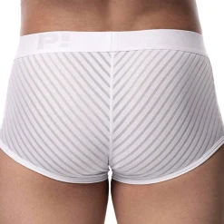 Pump! Shortys|Boxers-Boxer Court Whisper Blanc