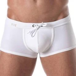 TOF Paris Shortys De Bain|Boxers De Bain-Boxer de Bain Holidays Blanc